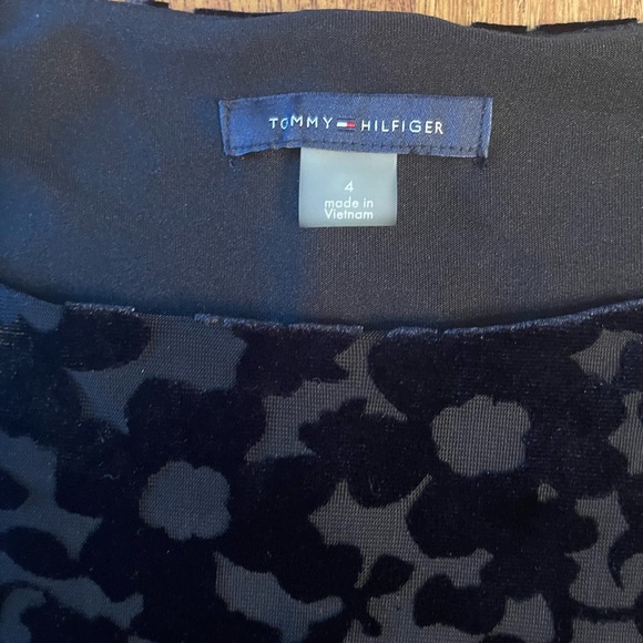 Tommy Hilfiger Velvet Dress NWT Size 4 - Picture 3 of 10